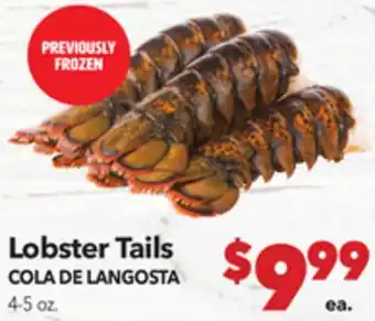 Vallarta Supermarkets Lobster Tails / COLA DE LANGOSTA offer