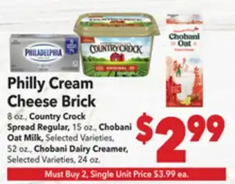 Vallarta Supermarkets Philly Cream Cheese Brick offer