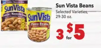 Vallarta Supermarkets Sun Vista Beans offer