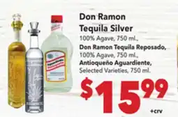 Vallarta Supermarkets Don Ramon Tequila Silver offer