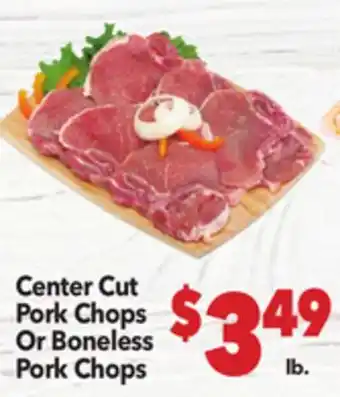 Vallarta Supermarkets Center Cut Pork Chops Or Boneless Pork Chops offer