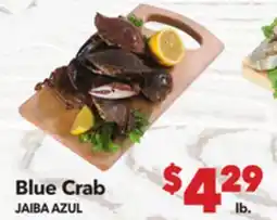 Vallarta Supermarkets Blue Crab / JAIBA AZUL offer