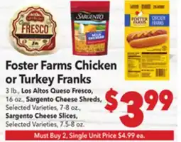 Vallarta Supermarkets Foster Farms Chicken offer