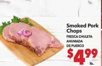 Vallarta Supermarkets Smoked Pork Chops/ FRESCA CHULETA AHUMADA DE PUERCO offer