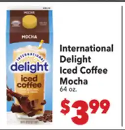 Vallarta Supermarkets International Delight Iced Coffee Mocha offer