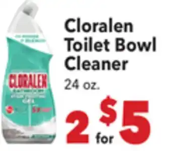 Vallarta Supermarkets Cloralen Toilet Bowl Cleaner offer