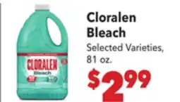 Vallarta Supermarkets Cloralen Bleach offer