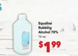 Vallarta Supermarkets Equaline Rubbing Alcohol 70% offer