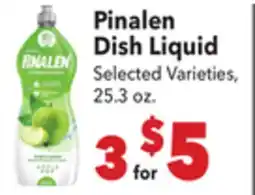 Vallarta Supermarkets Pinalen Dish Liquid offer