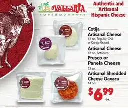 Vallarta Supermarkets Vallarta Cotija Artisanal Cheese offer