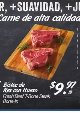 El Super Fresh Beef T-Bone Steak offer