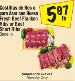 El Super Fresh Beef Flanken Ribs or Beef Short Ribs offer