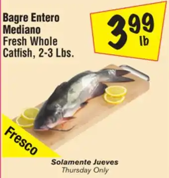 El Super Fresh Whole Catfish offer