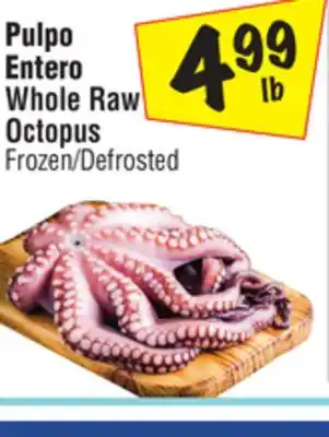 El Super Whole Raw Octopus offer