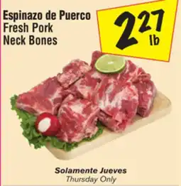 El Super Fresh Pork Neck Bones offer