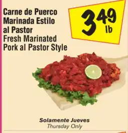 El Super Fresh Marinated Pork al Pastor Style offer