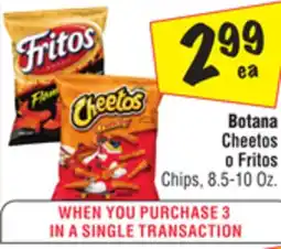 El Super Cheetos or Fritos Chips offer