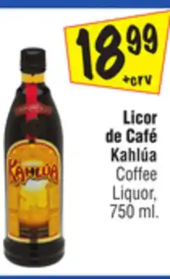 El Super Coffee Liquor offer