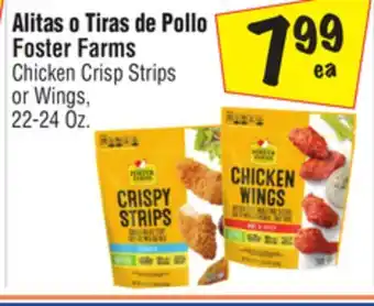 El Super Chicken Crisp Strips or Wings offer