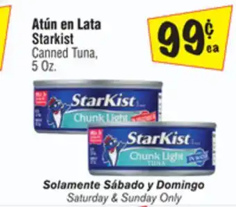 El Super Starkist Canned Tuna offer