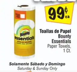 El Super Bounty Essentials Paper Towels offer