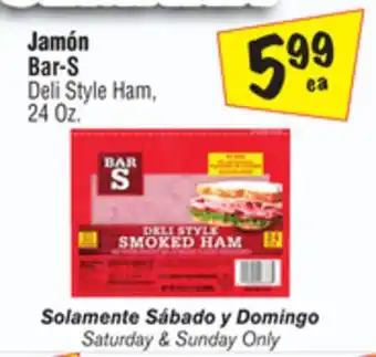 El Super Bar-S Deli Style Ham offer