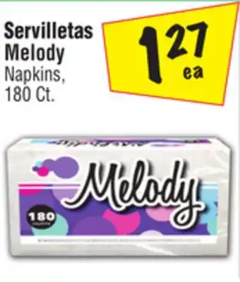 El Super Melody Napkins offer