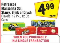 El Super Manzanita Sol Starry, Brisk or Crush offer