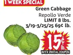 Foodmaxx Green Cabbage offer