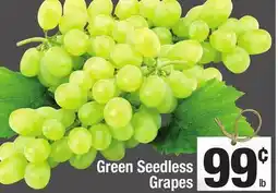 Super King Markets Green Seedless Grapes offer