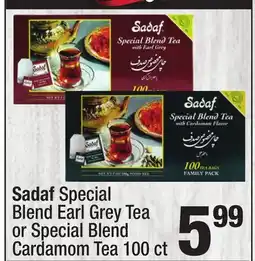 Super King Markets Sadaf Special Blend Earl Grey Tea or Special Blend Cardamom Tea offer