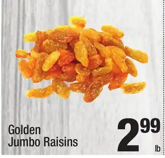 Super King Markets Golden Jumbo Raisins offer