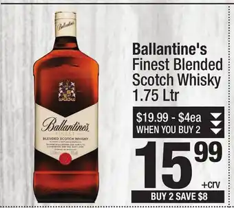 Super King Markets Ballantine's Finest Blended Scotch Whisky offer