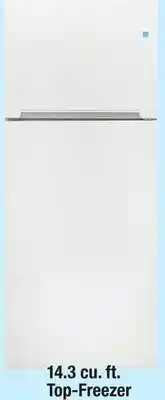 Menards Criterion 14.3 cu. ft. White Top-Freezer Refrigerator offer