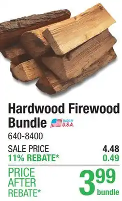 Menards USDA Certified Kiln Dried Firewood Bundle .75 Cubic Feet offer