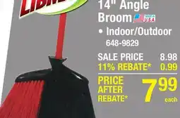 Menards Libman 14 Indoor/Outdoor Angle Broom offer