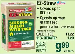 Menards EZ-Straw Seeding Mulch - 2.5 cu.ft offer