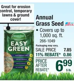 Menards Nature's Finest Easy Green Mix Grass Seed - 5 lbs offer