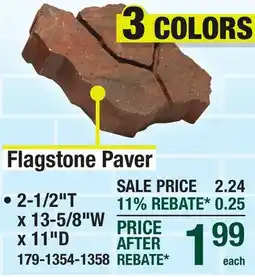 Menards 14 x 11 Quarry Gray Flagstone Paver offer