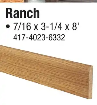 Menards Ranch offer