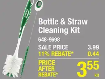 Menards Libman Bottle & Straw Cleaning Kit offer