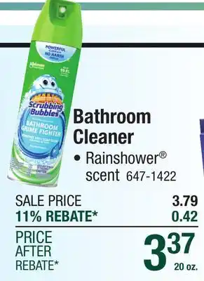 Menards Scrubbing Bubbles Rainshower Grime Fighter Bathroom Cleaner - 20 oz offer