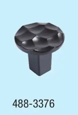 Menards Mastercraft Matte Black Round Cabinet Knob offer