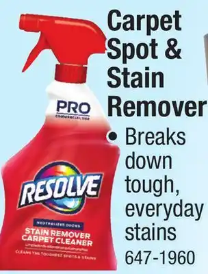 Menards Resolve Triple Action Carpet Spot & Stain Cleaner - 32 oz offer