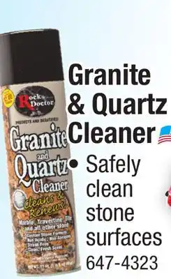 Menards Rock Doctor Granite & Quartz Cleaner - 21 oz offer