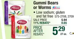 Menards Albanese 12 Flavor Mini Gummi Worms - 27 oz offer