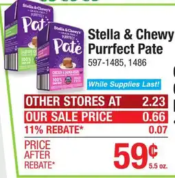 Menards Stella & Chewy's Cage-Free Chicken Pate Wet Cat Food - 5.5 oz offer