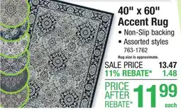 Menards Tayse Elements Assorted 40 x 60 Accent Rug offer