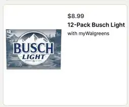 Walgreens 12-Pack Busch Light offer