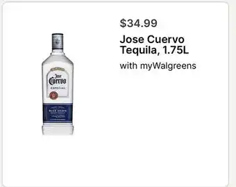 Walgreens Jose Cuervo Tequila, 1.75L offer